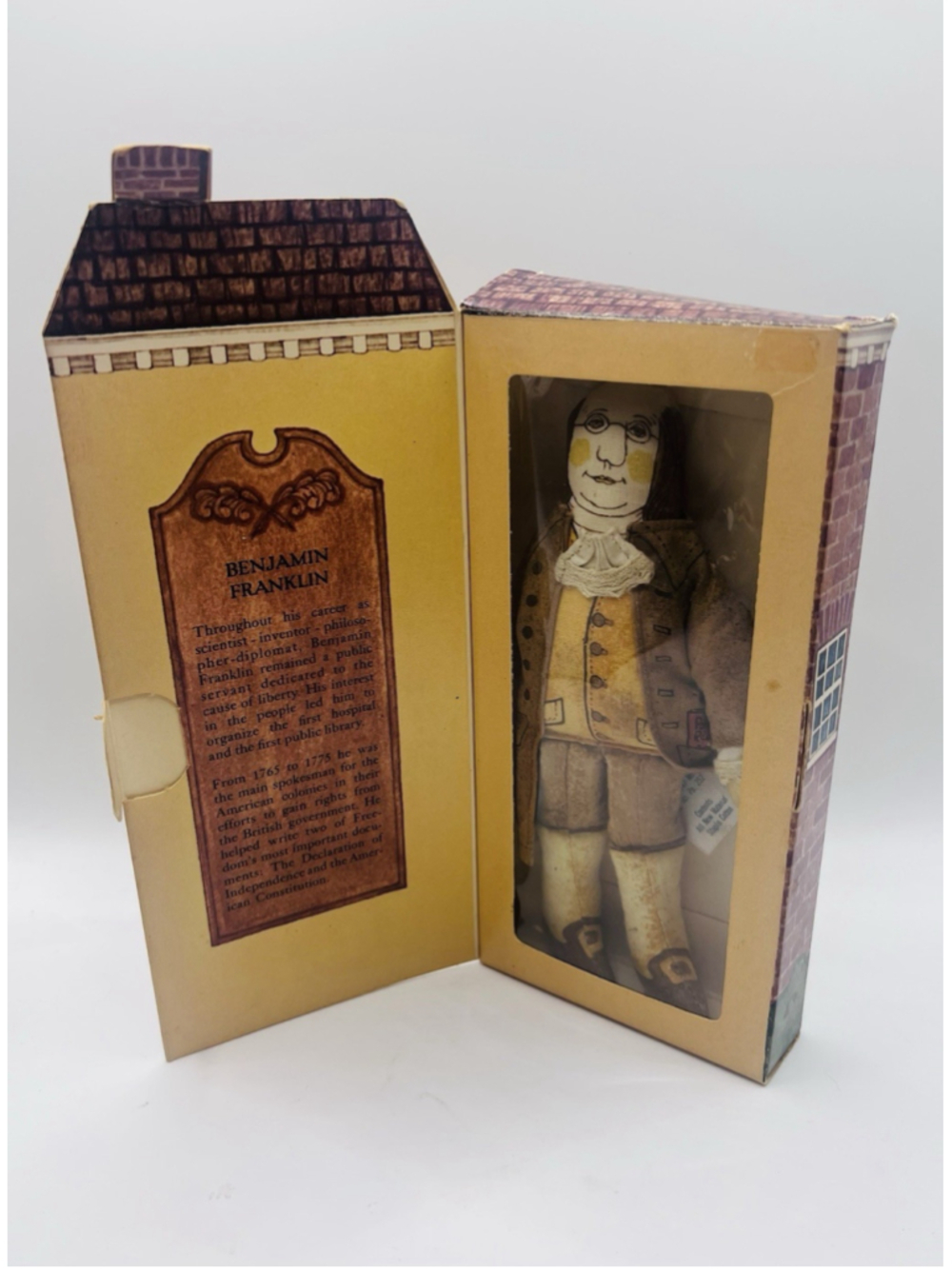 Vintage Hallmark Benjamin Franklin Doll Bicentennial Commemorative Original Box